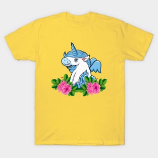 Cute Unicorn Flower Lover T-Shirt